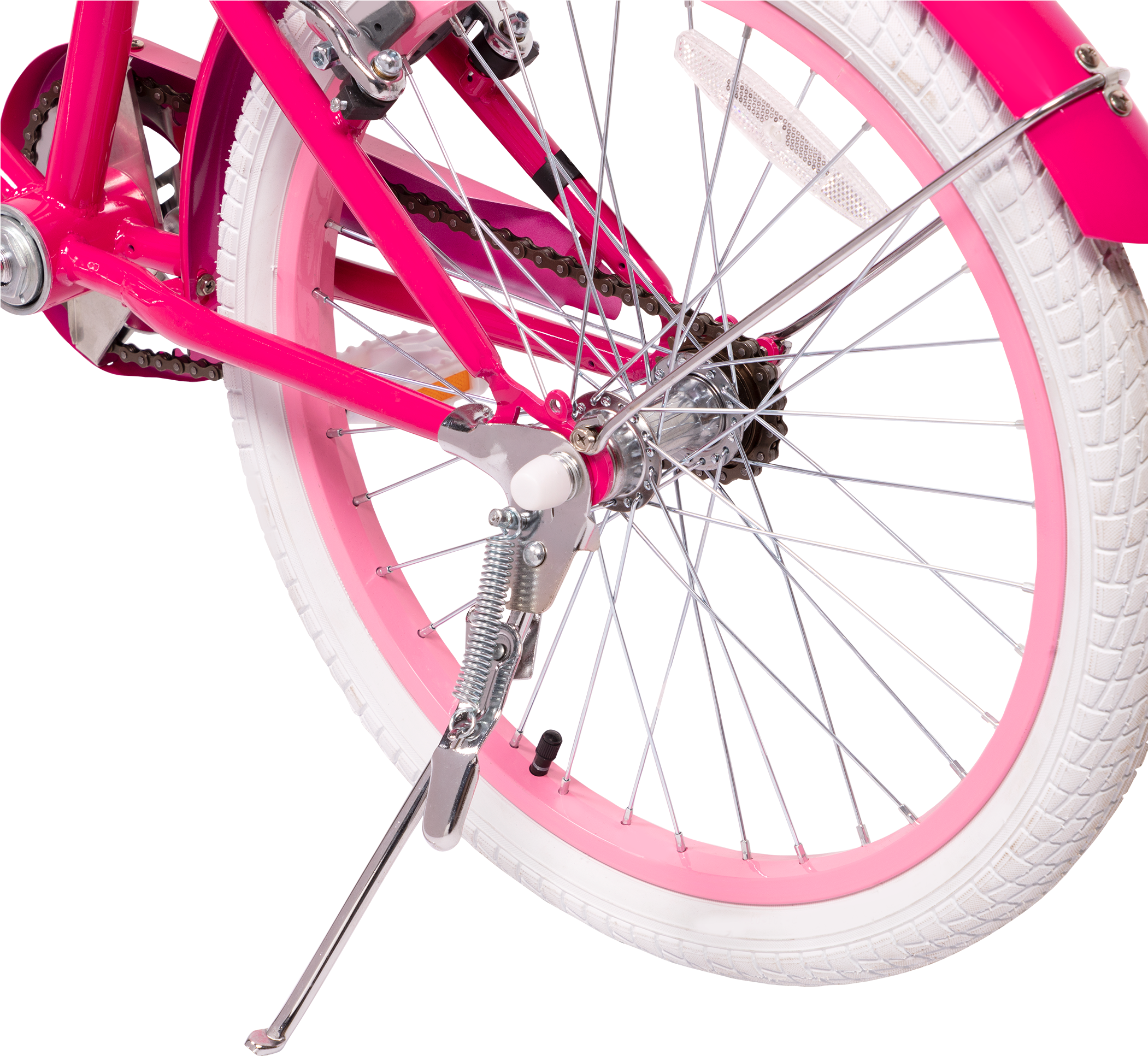 Og Bicycle For Kids Kickstand Detail04 - Hybrid Bicycle (2100x2100), Png Download