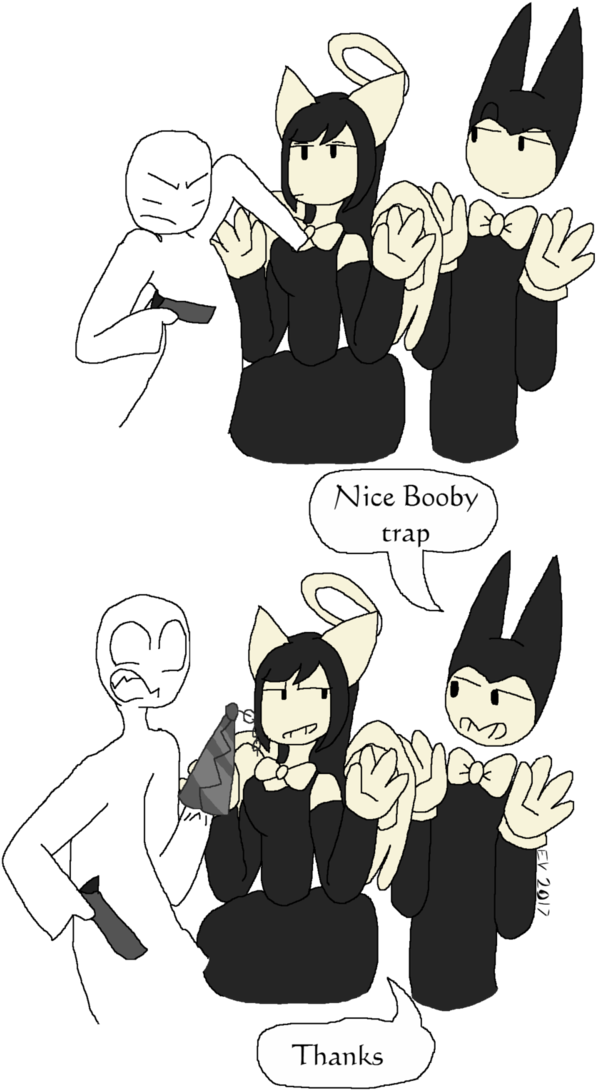 Alice S Booby Trap - Bendy And The Ink Machine Male Alice (731x1094), Png Download