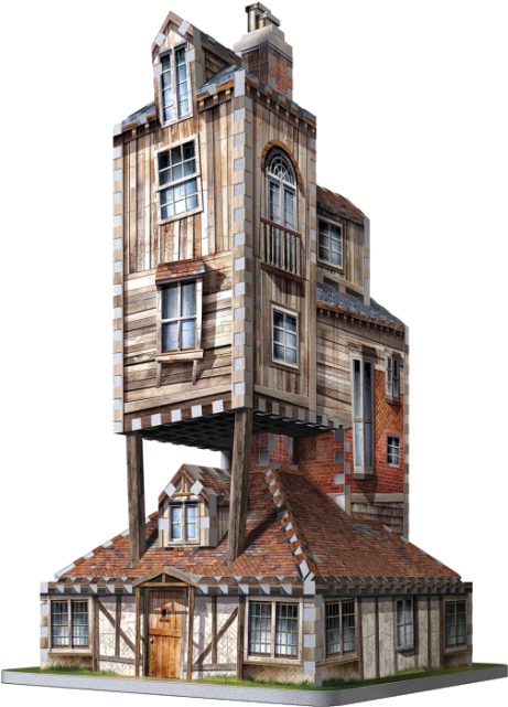 The Burrow - Harry Potter The Burrow Puzzle (640x640), Png Download
