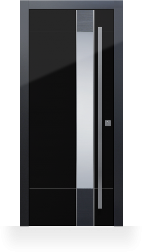 Black - Door (768x975), Png Download