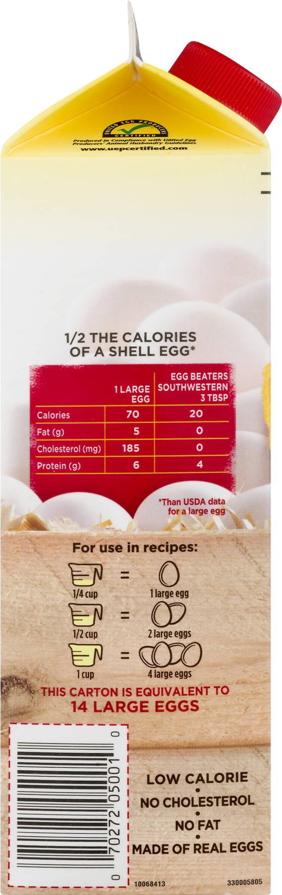 Egg Beaters Southwestern Style Real Egg Product, No - White Rice (1800x1800), Png Download