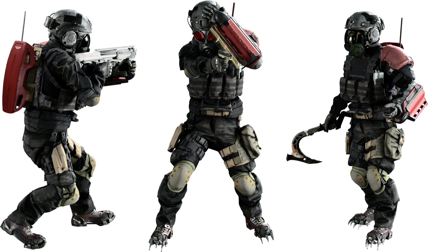 A37 Umbrella Corps Resident Evil 7 Umbrella Soldier (1735x1010), Png