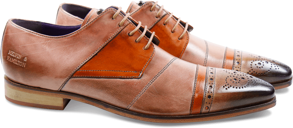 Derby Shoes Elvis 14 Classic Cappu Orange Light Rose - Sneakers (1024x1024), Png Download