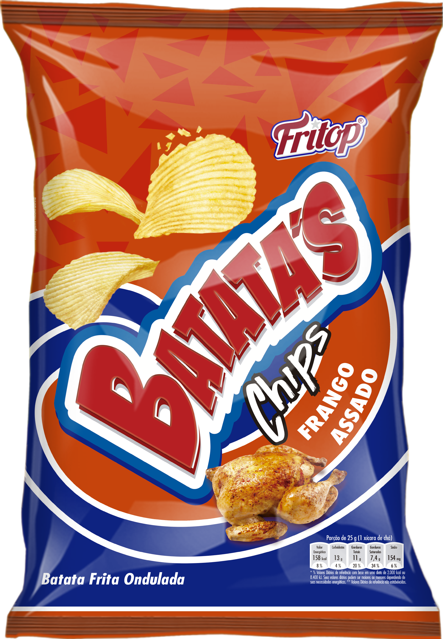 Batata Frita Ondulada Churrasco (1488x2144), Png Download