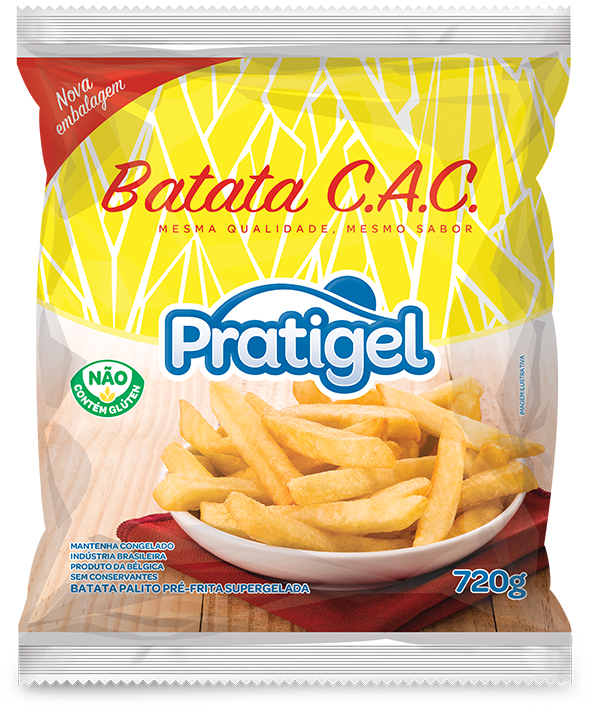 Batata Pré Frita Cac - Batata Pratigel (800x800), Png Download