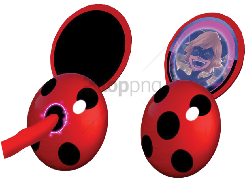 Free Png Ladybug Yo-yo Slide Concept - All Of The Miraculous (850x616), Png Download
