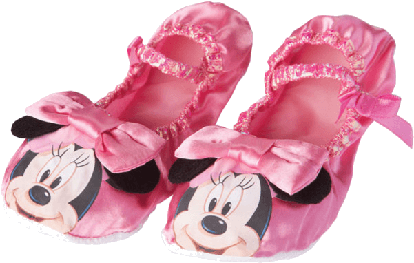 Child Pink Minnie Mouse Slippers - Minnie Mouse (600x951), Png Download