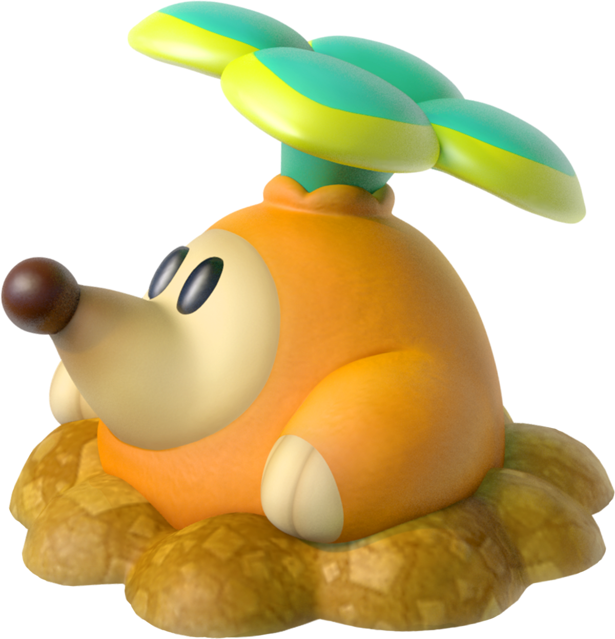 Super Mario Wiki Β - Captain Toad Mole (1200x1247), Png Download