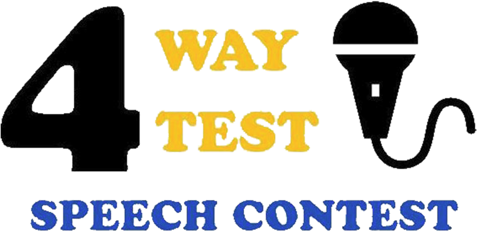 District 5340's Four-way Test Speech Contest Is In - Love (1000x555), Png Download