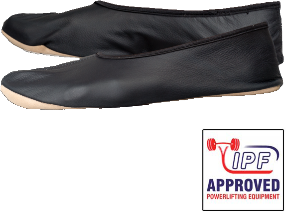 Picture Of Metal Leather Deadlift Slippers - International Powerlifting Federation (600x600), Png Download