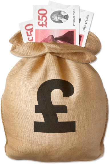 Moneybag Pounds Photosymbols - Money Bag Pounds (600x600), Png Download