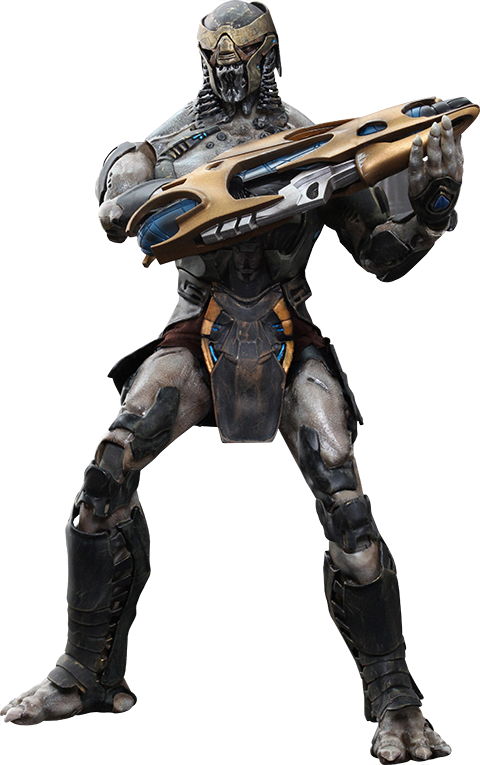 Hot Toys Marvel Avengers Chitauri Foot Soldier - Chitauris Marvel (480x765), Png Download