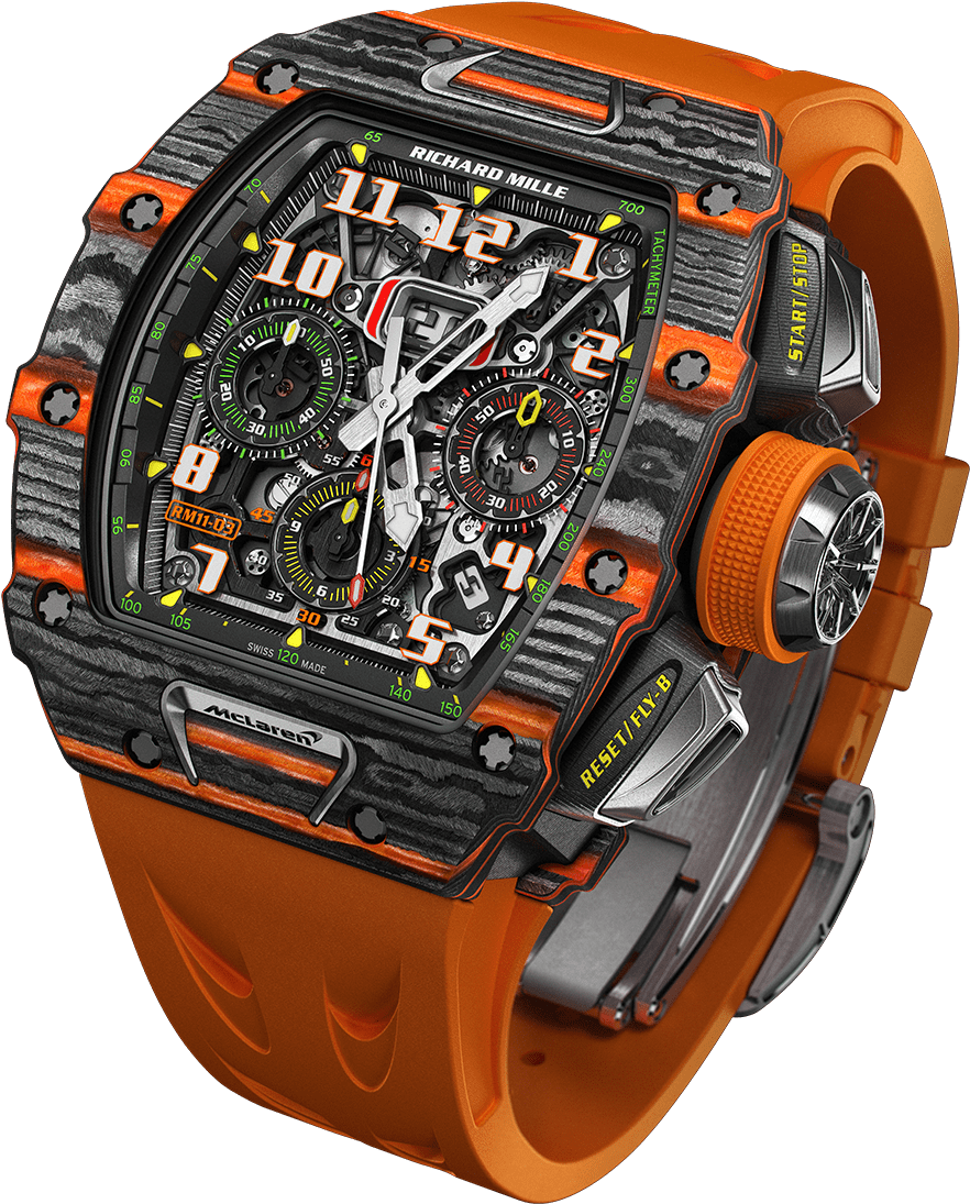 Richard Mille Mclaren Watch (1000x1268), Png Download