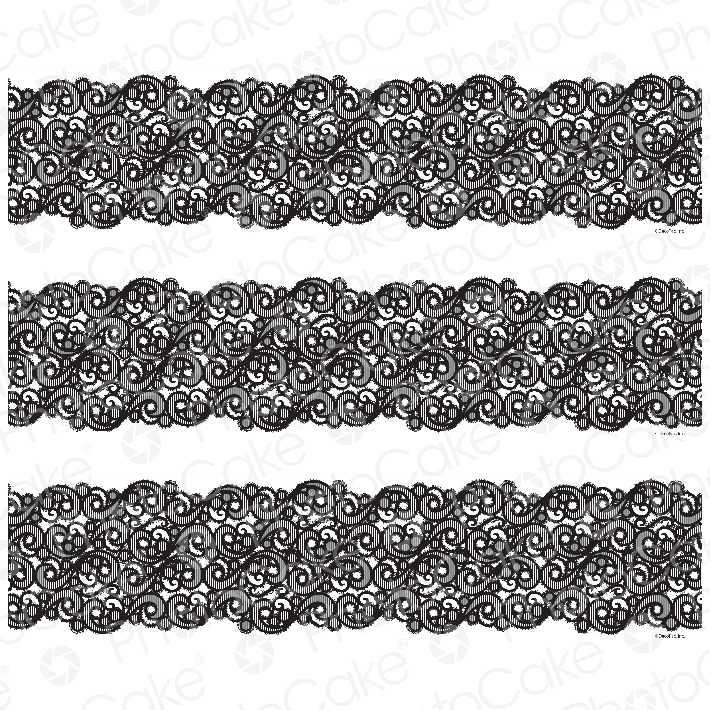 Black Lace - Image Strips - Pattern (710x710), Png Download