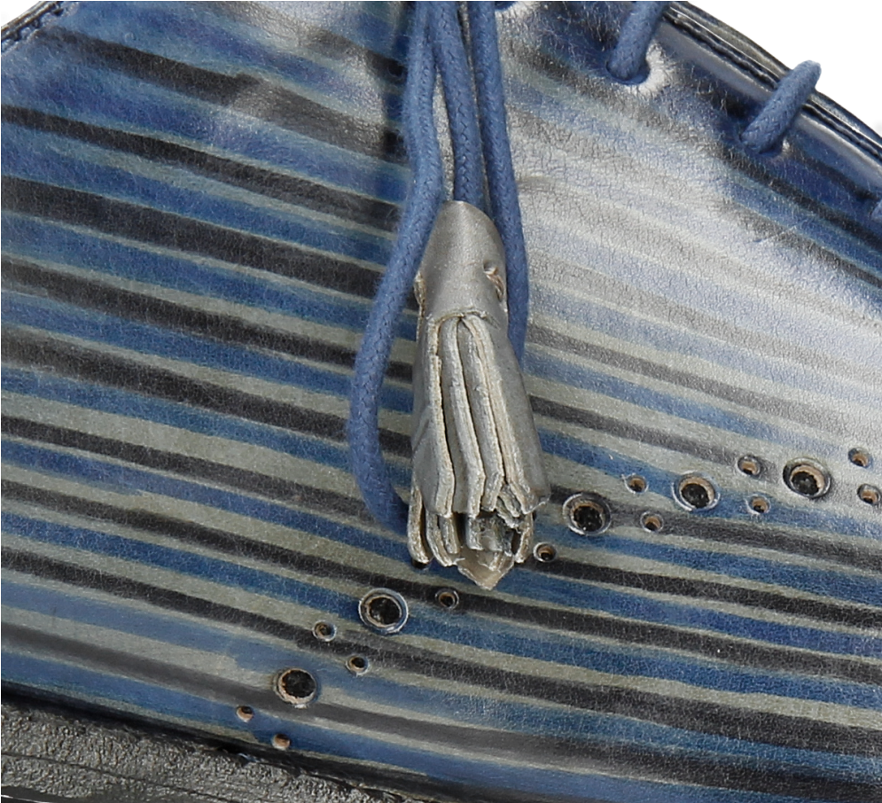 Oxford Shoes Nicolas 1 Clear Water Lines Electric Blue - Handbag (1024x1024), Png Download