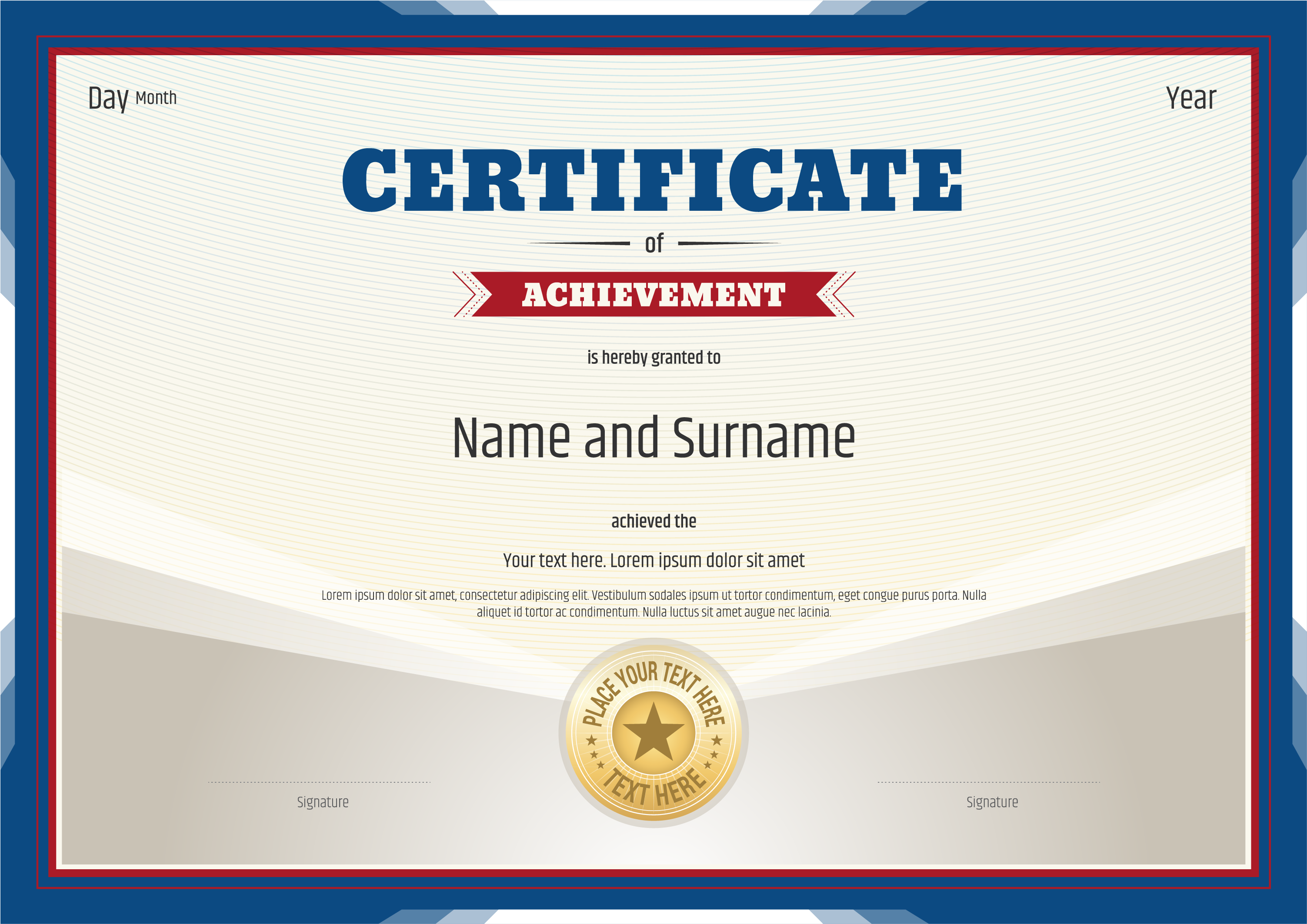Related For "vector Certificates Certificate Frame" (3508x2481), Png Download