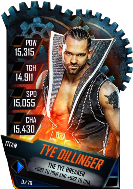 Tyedillinger S4 18 Titan - Kane Wwe Supercard (456x720), Png Download
