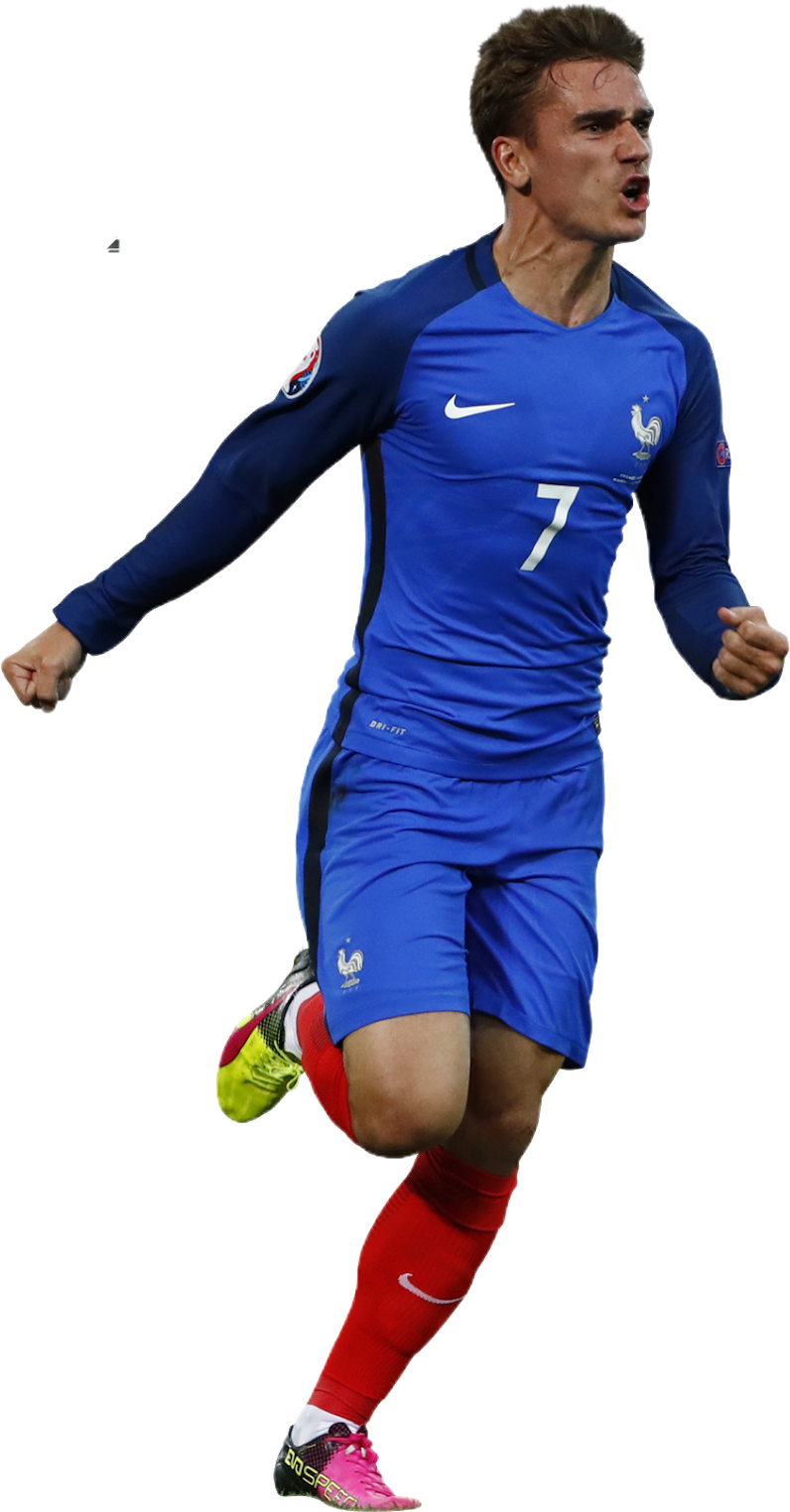 Antoine Griezmann - Perancis - Equipo De Francia Uniforme (867x1600), Png Download