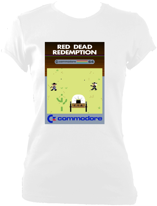 Commodore 'c64 Red Dead Redemption' Ladies Fitted - Floorball (680x680), Png Download
