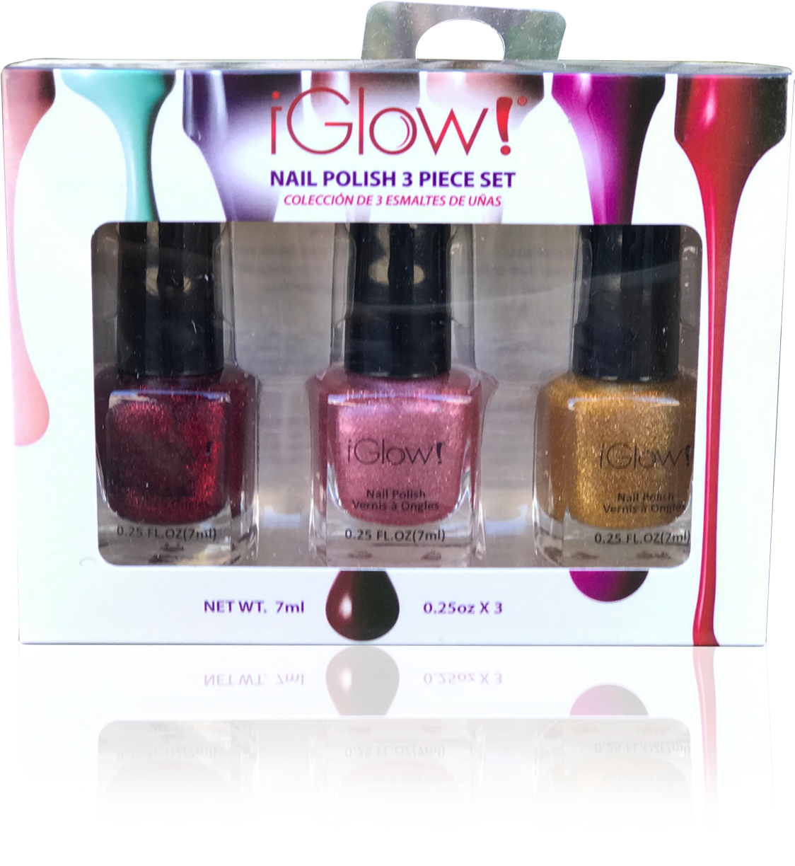 Load Image Into Gallery Viewer, Iglow Nail Polish 3pk - Nail Polish (1299x1680), Png Download