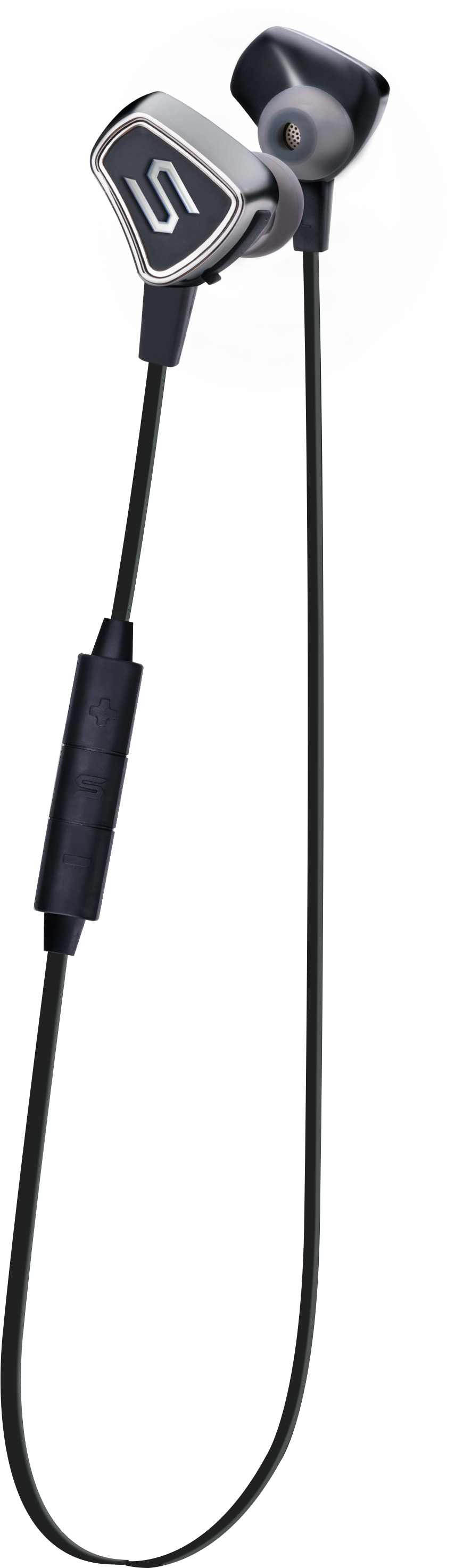 Soul Impact Wireless Bluetooth Earphones Black Cybertrade - Headphones (2550x3300), Png Download