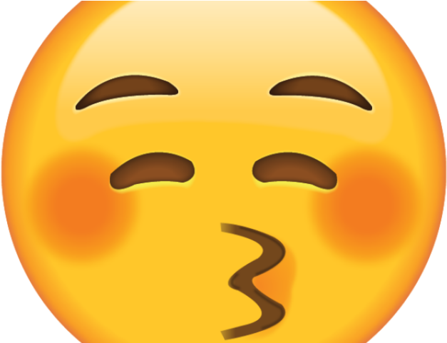 Blushing Emoji Clipart Chatty - 😘 Que Significa Esta Carita (640x480), Png Download