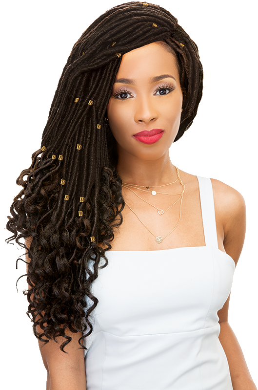 Janet Collection Goddess Locs - Bohemian Locs Crochet Hair (648x811), Png Download