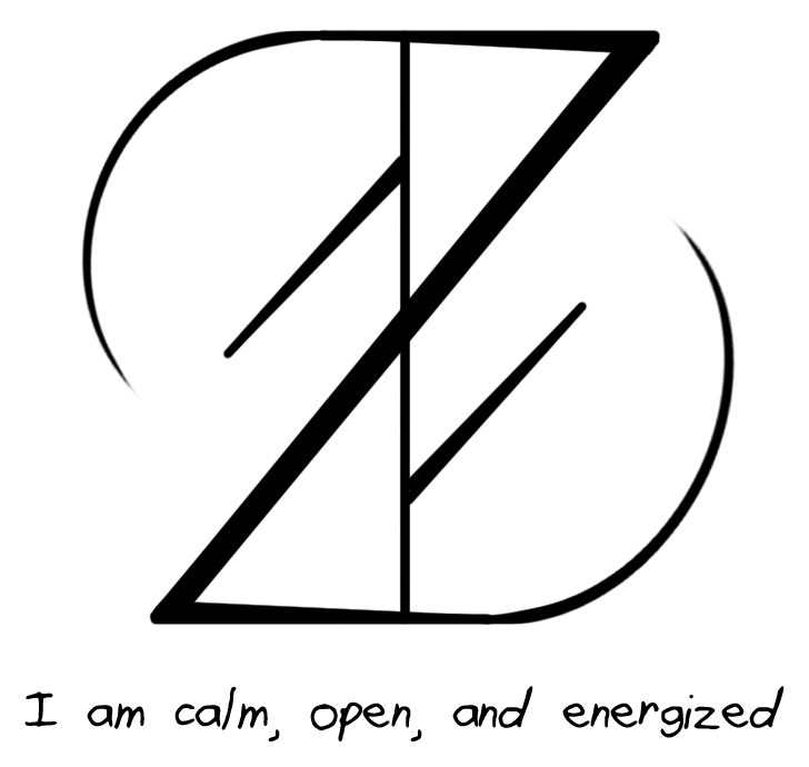 “i Am Calm, Open, And Energized” Sigil Requested By - Sigil Athenaeum (750x750), Png Download