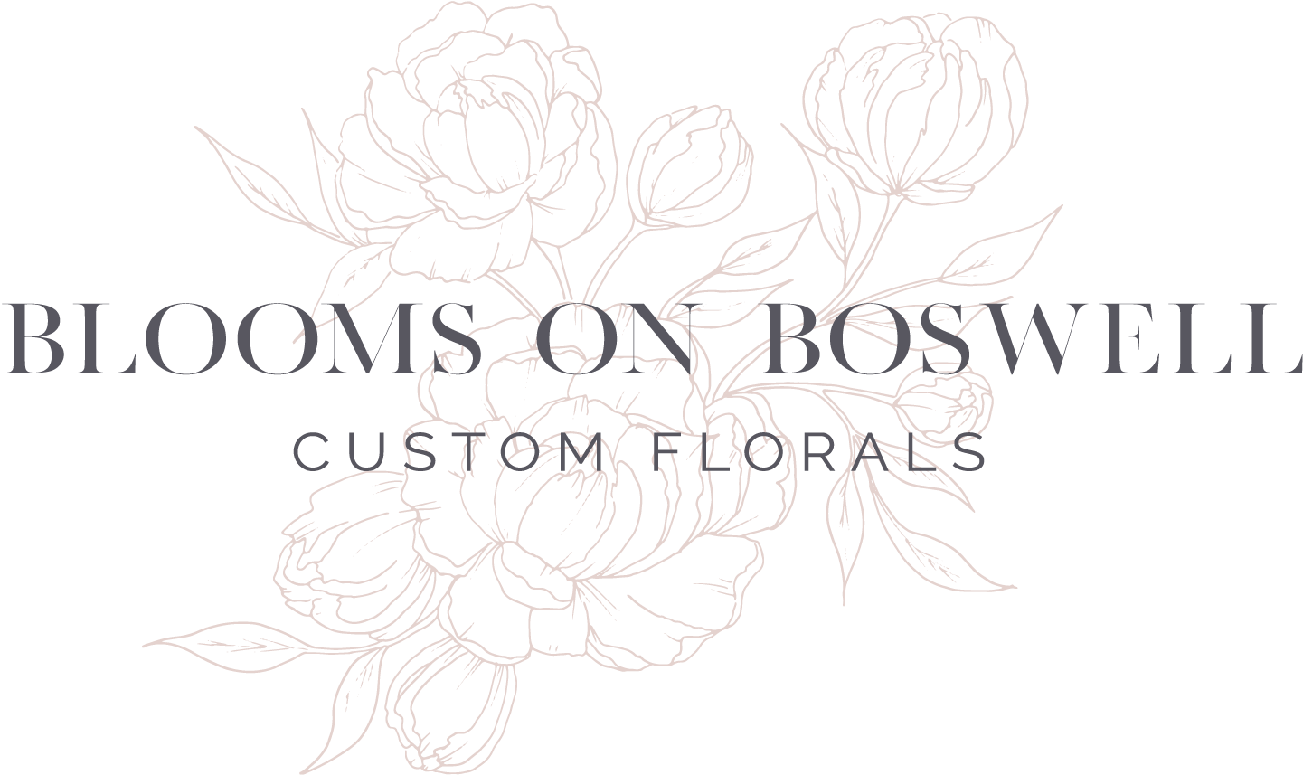Blooms On Boswell - Calligraphy (1608x1046), Png Download