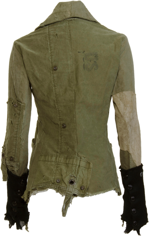 Greg Lauren Tent Arm Warmer Jacket Dude - Formal Wear (509x1272), Png Download