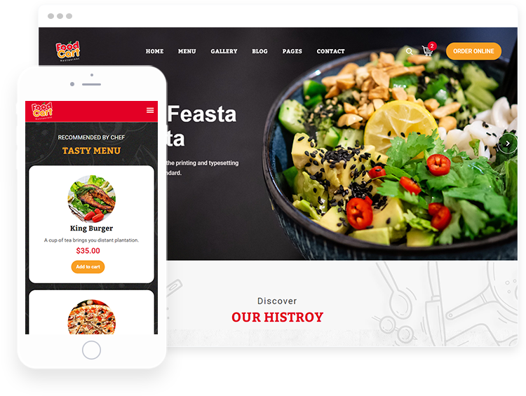 Foodcart Wordpress Theme When Building Your Restaurant - Salad (750x565), Png Download