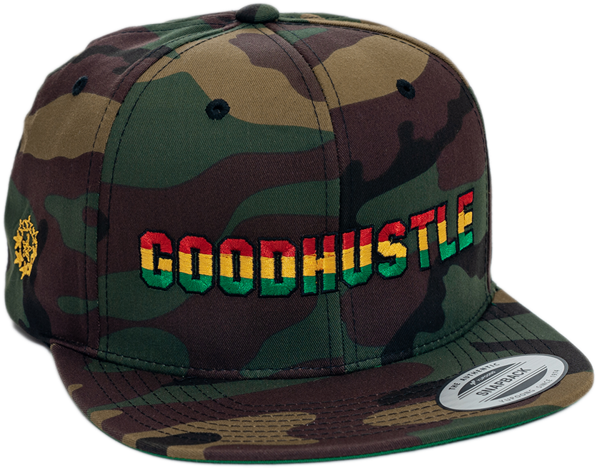 Goodhustle Rasta Fiya Edition Snapback Hat (1080x1080), Png Download