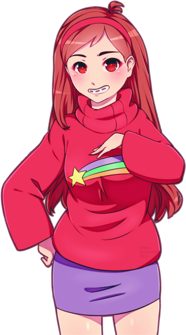 Anime Image - Mabel Pines Anime (1024x1084), Png Download