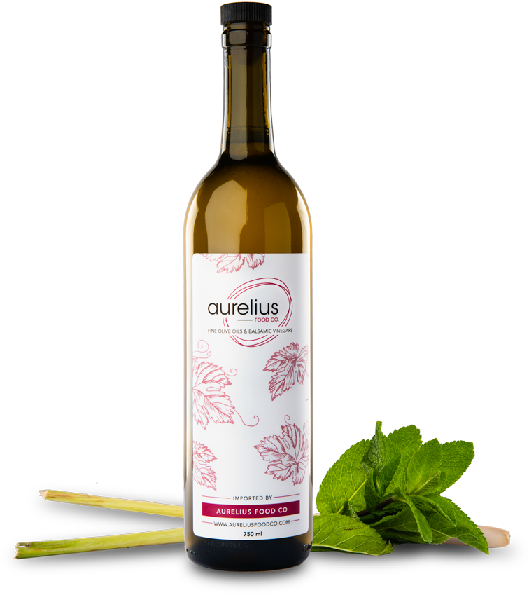 Lemongrass Mint White Balsamic Vinegar - Vinegar (1000x1000), Png Download