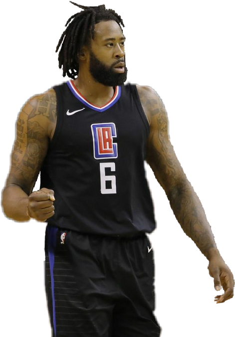 Deandrejordan Sticker - Basketball Player (1024x677), Png Download