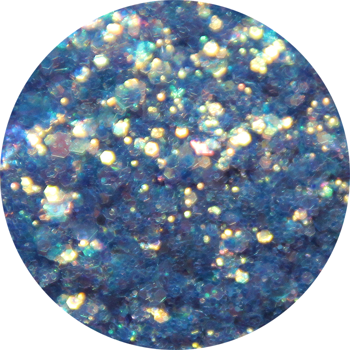 Mermaid Chunky Mix Glitter - Circle (700x700), Png Download