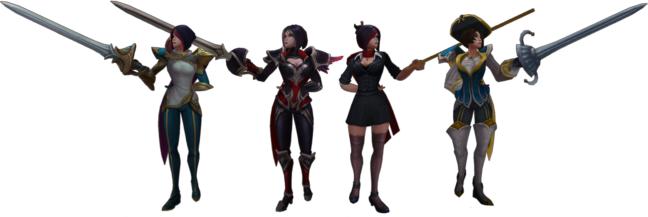 Fiora Lunges Onto Live - Fiora Z Królewskiej Straży (2197x732), Png Download