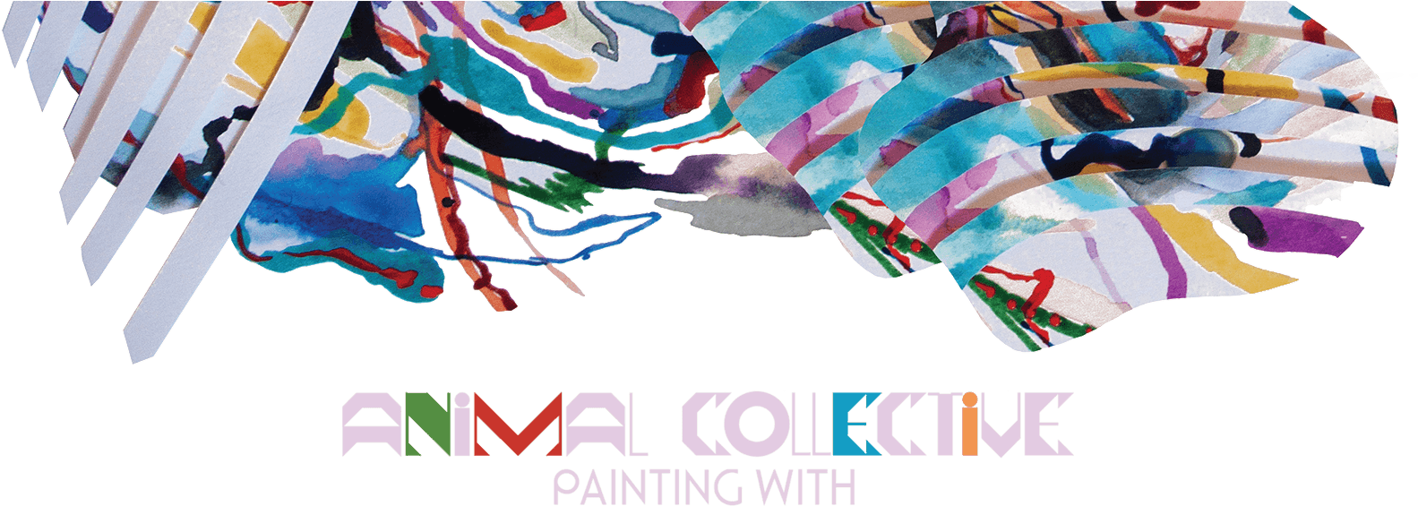 Animal Collectives Painting With App - Animal Collective Painting (1616x589), Png Download