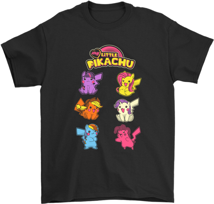 My Little Pikachu My Little Pony Pokemon Mashup Shirts-potatotee - Las Vegas Golden Knights Shirts (900x900), Png Download