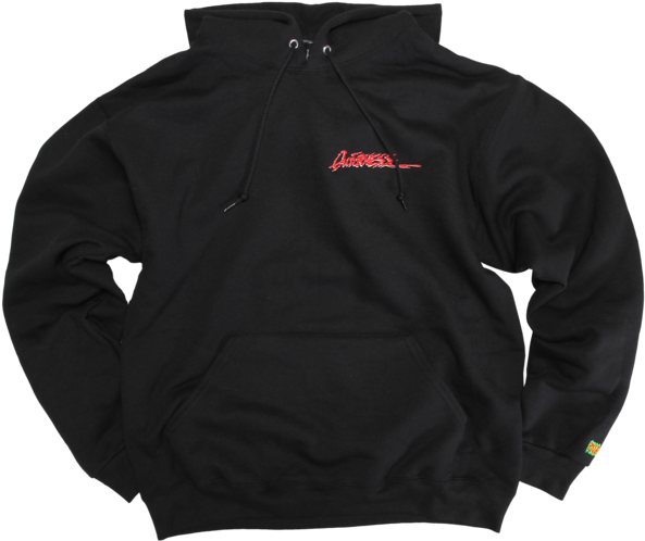 Embroidered Quickness Black Pullover - Jacket (600x600), Png Download