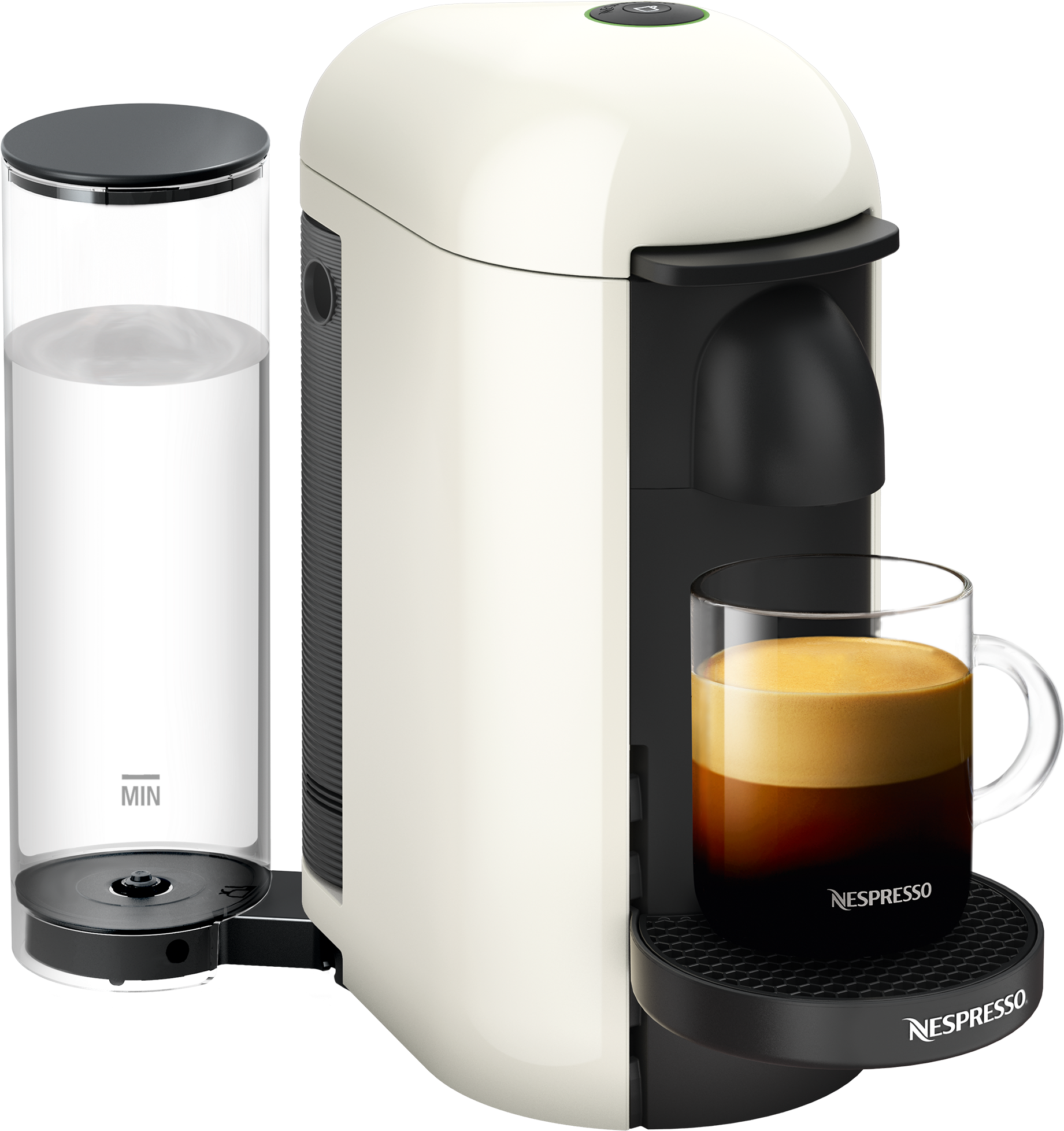 Vertuoplus Deluxe Black Vertuoee Machine Nespresso - Nespresso Vertuo Plus White (2000x2000), Png Download