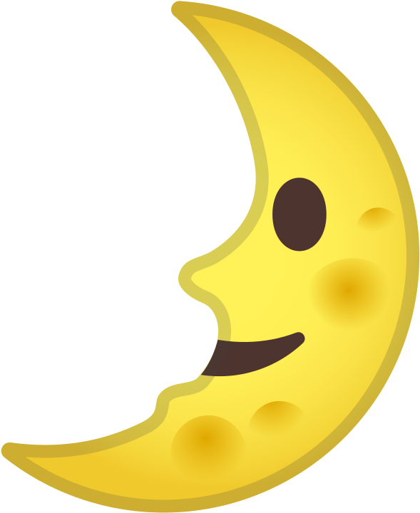 Noto Emoji Pie 1f31b - Smiley (768x768), Png Download