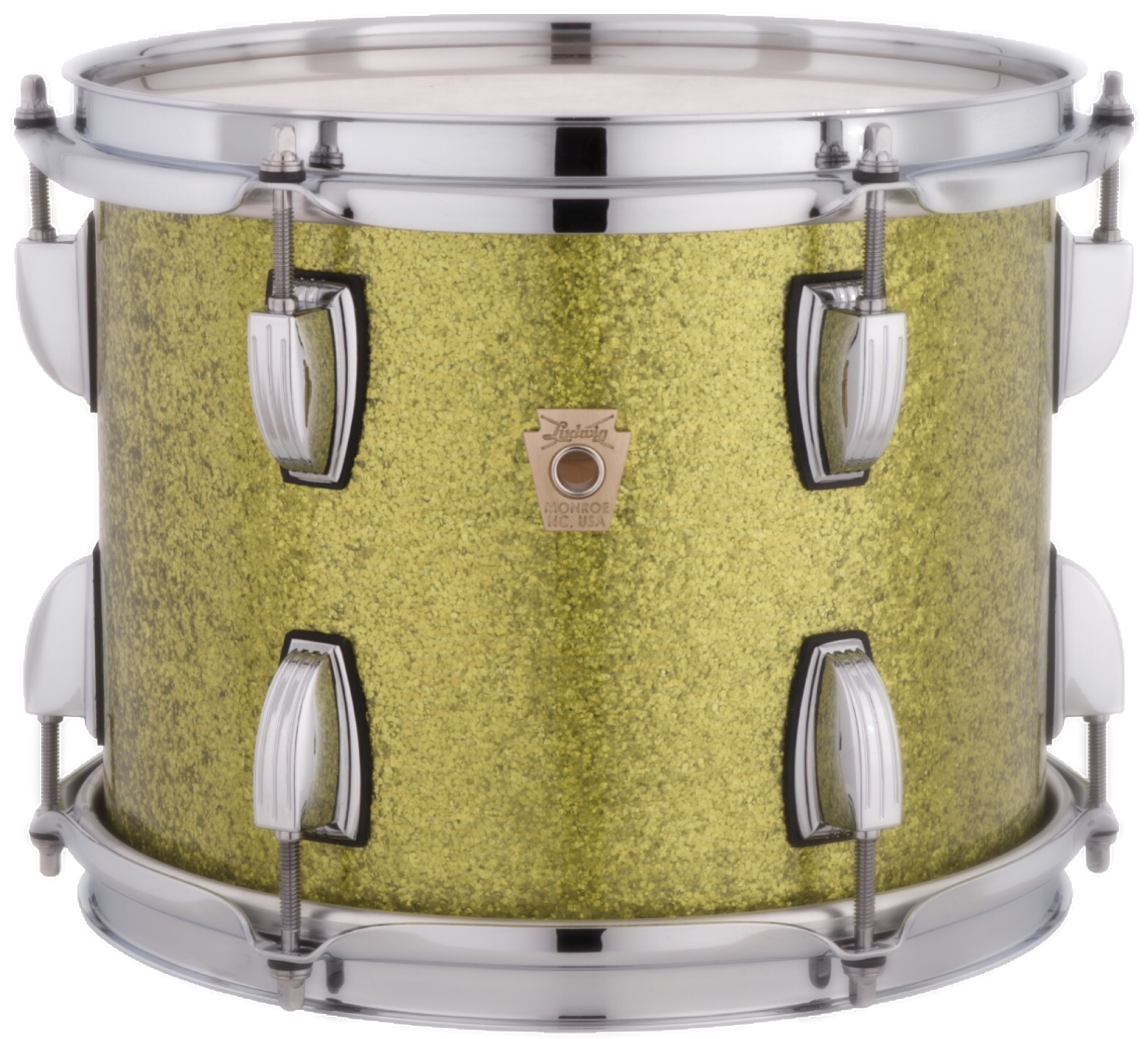 Olive Sparkle - Ludwig Keystone X 3pc Fab Drum Set (1500x1125), Png Download