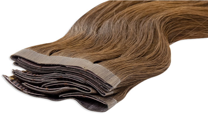 Ultra Seamless Clip In Hair Extensions - Blond (780x396), Png Download