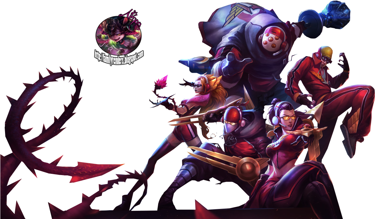 Lol Team Splash Art (1215x717), Png Download