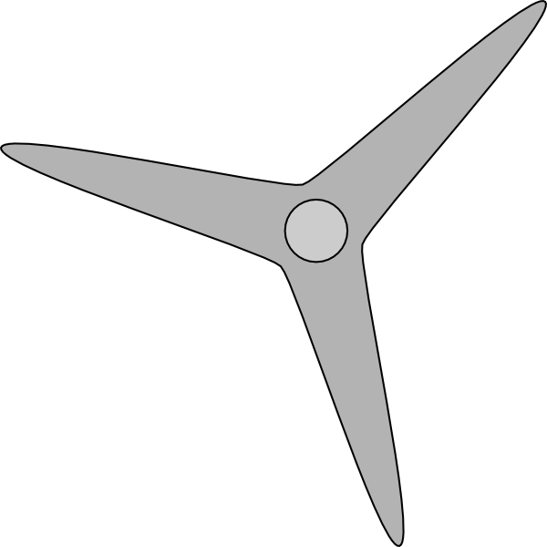 Png Free Library Clip Art At Clker Com Vector Online - Windmill Blade Clip Art (600x600), Png Download