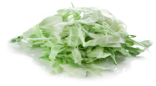 Shredded Iceberg Lettuce - Shredded Lettuce Transparent (550x316), Png Download