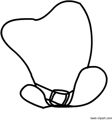 Black And White Saint Patrick's Day Hat Graphic - Saint Patrick's Day (450x450), Png Download