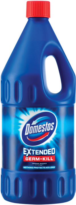 Domestos Bleach 2ltr - Domestos Extended Germ Kill Original Bleach With Ctac (800x800), Png Download
