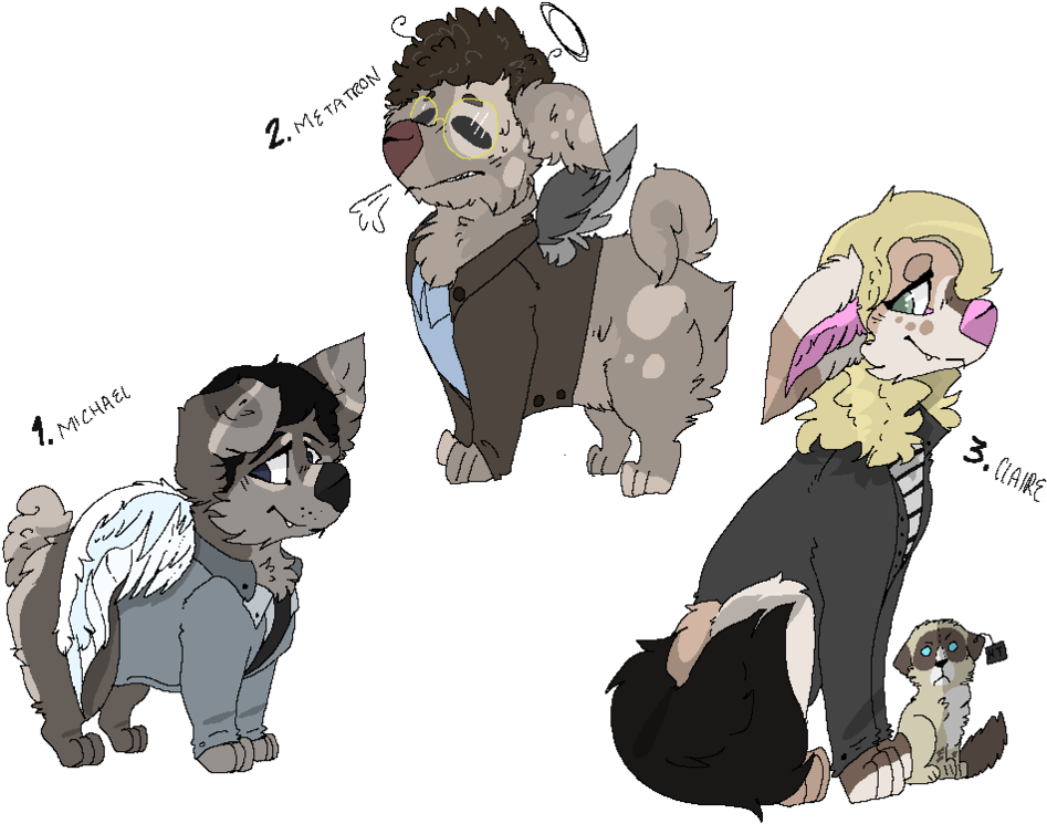 Themed Dog Adopts Ota Open By Sam - Drawing (1021x782), Png Download